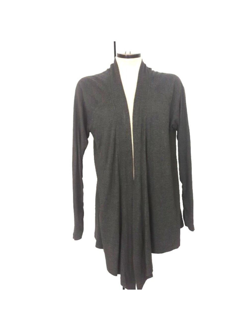 Chelsea & Theodore size XL dark gray cardigan top prima/modal soft cozy-506lp